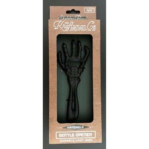 Skeleton Hand Bottle Opener Cast Iron Handheld The Kraftsman Co.